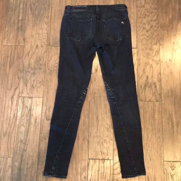 Rag & Bone Skinny Moto Jeans, fits a 25-26 - Picture 2 of 2